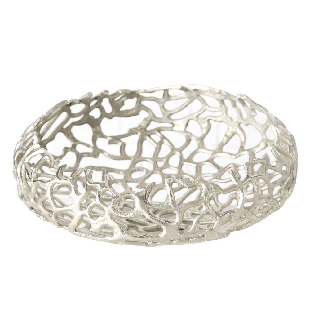 BOLTZE Fidan Schale Ø40 cm H13 cm Aluminium Silber