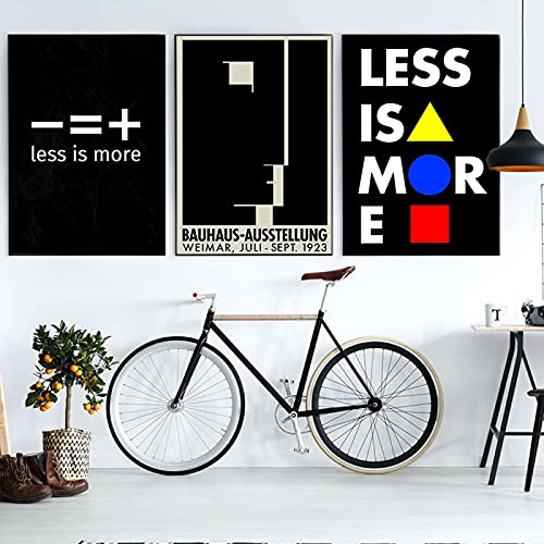 Wall art museum lot de 3 toiles grand format sans cadre pour salon contemporain