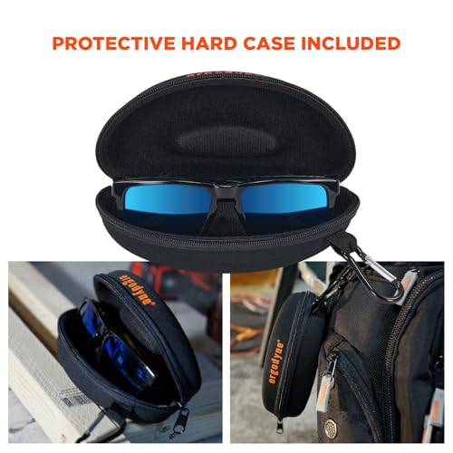 Image of Ergodyne Skullerz SIXTEN Safety Sunglasses with Side Shields, Anti Fog