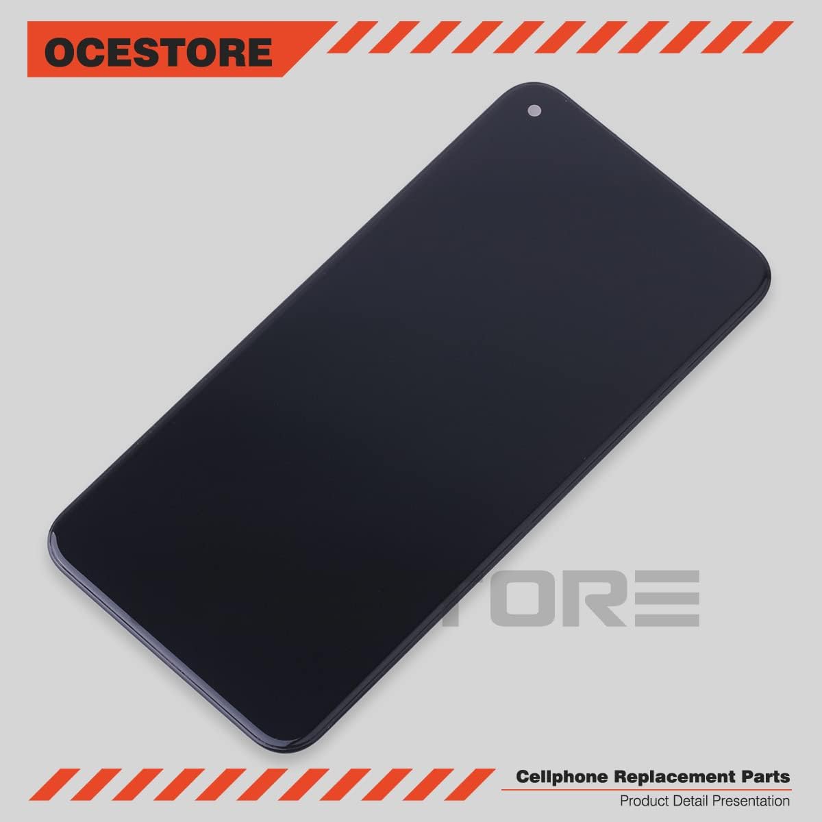 ocestore gd1yq screen replacement lcd display touch screen digitizer assembly with frame compatible with pixel 5 gd1yq gtt9q black