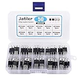 Mosfet Transistor 10 Werte IRFZ44N IRF510N IRF520N IRF530N IRF540N IRF640N IRF740 IRF840 IRF3205 IRF9540, JatilEr Mosfet Transistoren Mosfet Set Mosfet Sortiment Mosfet N-Kanal mit Aufbewahrungsbox