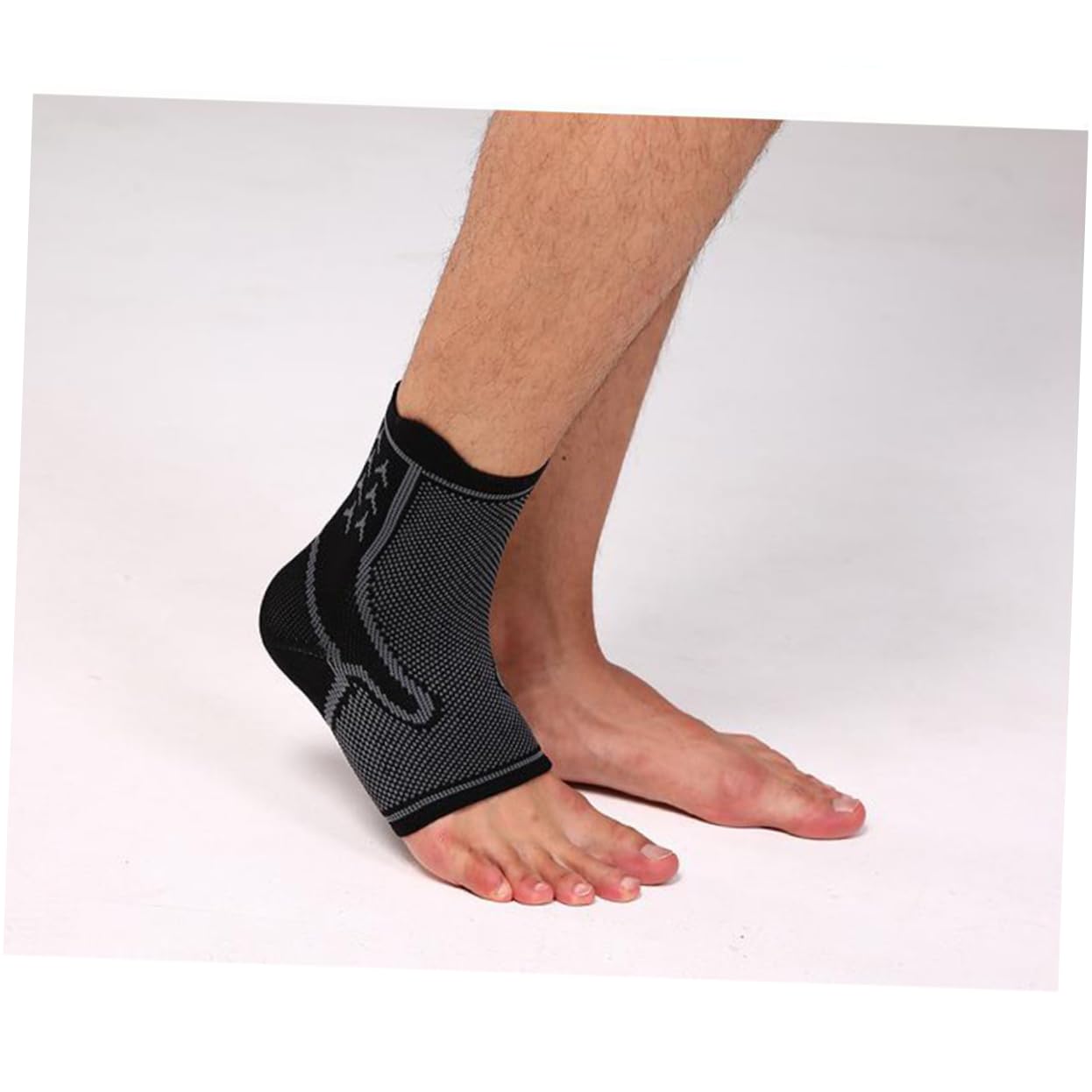 FOMIYES Ankle Support Brace Foot Support for Sports Compression Socks for Ankle Cuffs Achilles Tendon Protection Size m Grey