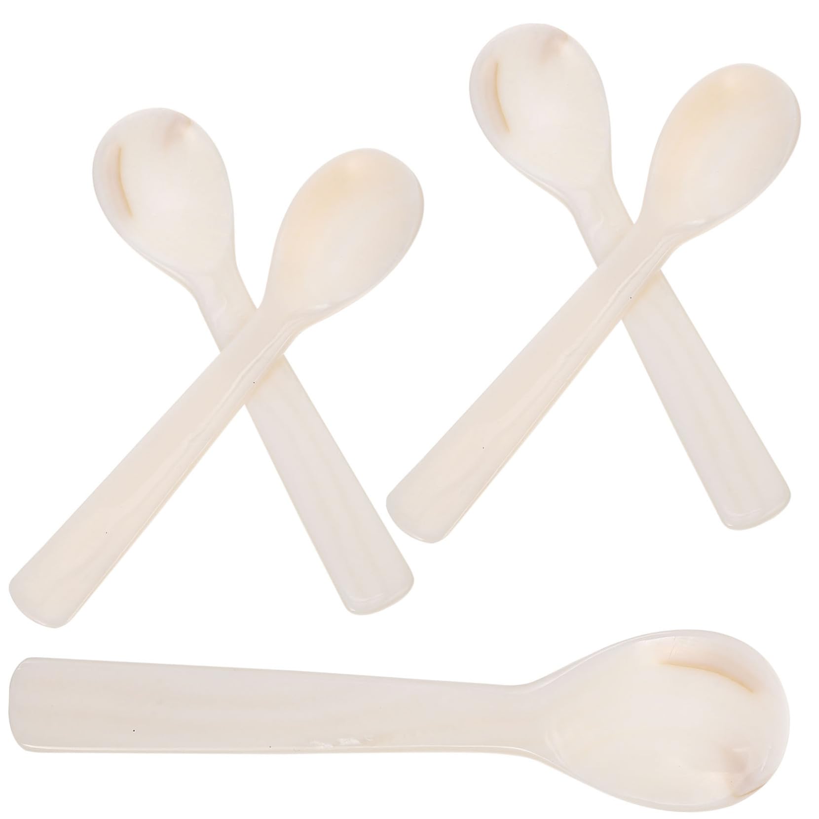 Cuillères de mélange à manche long Zerodeko en bois pour remuer le lait et le thé sans effort