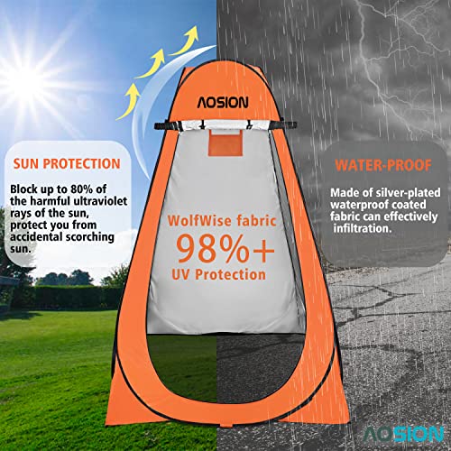 AOSION-Privacy-Shower-TentPop-Up-Changing-TentCamp-Bathroom-Changing-Dressing-RoomPortable-Toilet-Tent-with-Carry-Bag-for-Camping-Beach