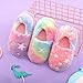 Kids Fuzzy Slippers Luminous Glow in the Dark for Boys Girls House Shoes Indoor 53G24