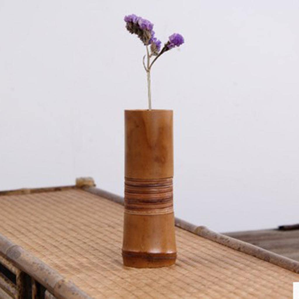 Amazon.co.jp: 花器 花瓶 竹製 インテリア 竹の籐 DIY 置物 キッチン