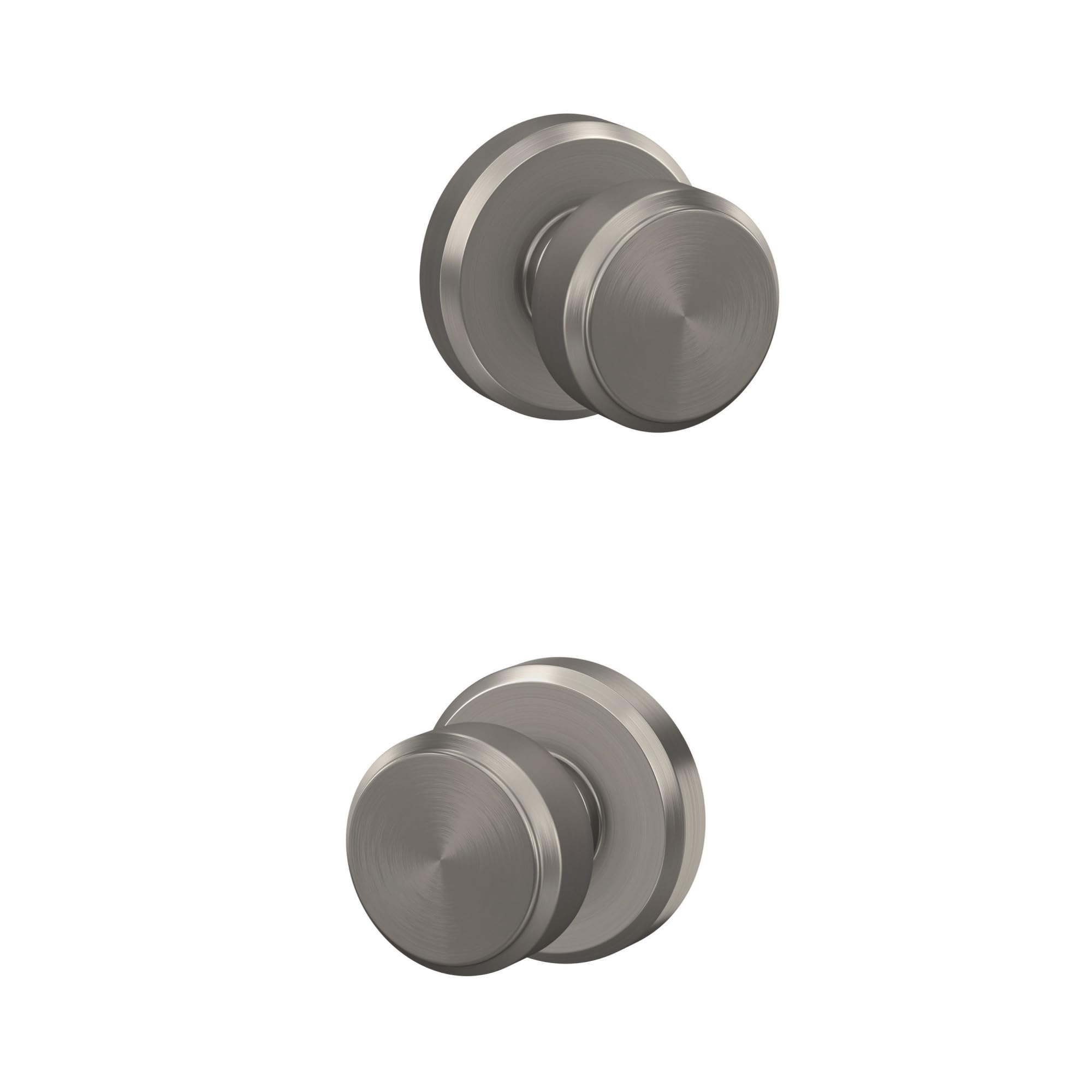 Schlage Bowery Hall/Closet Passage Door Knob, Satin Nickel