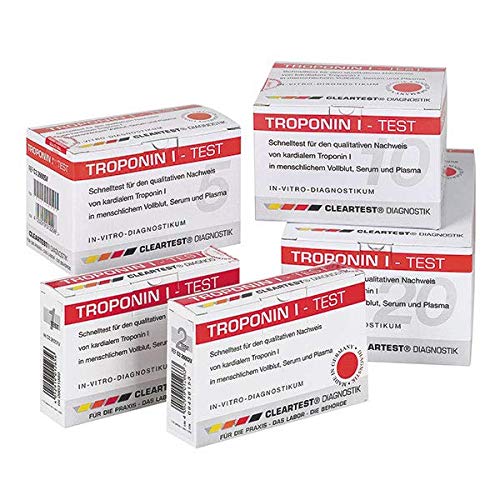 2 x Schnelltest CLEARTEST 3361218, Troponin I (10-er Pack)