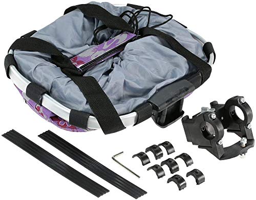 Bike Basket Folding Small Pet Cat Dog Carrier Removable Bicycle Handlebar Basket Bag Quick Release Detachable Cycling… - Image 6