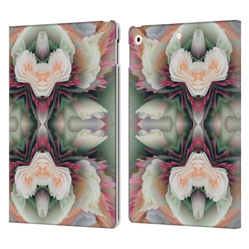 Étui portefeuille iPad 10.2 en cuir Haroulita motifs fleurs