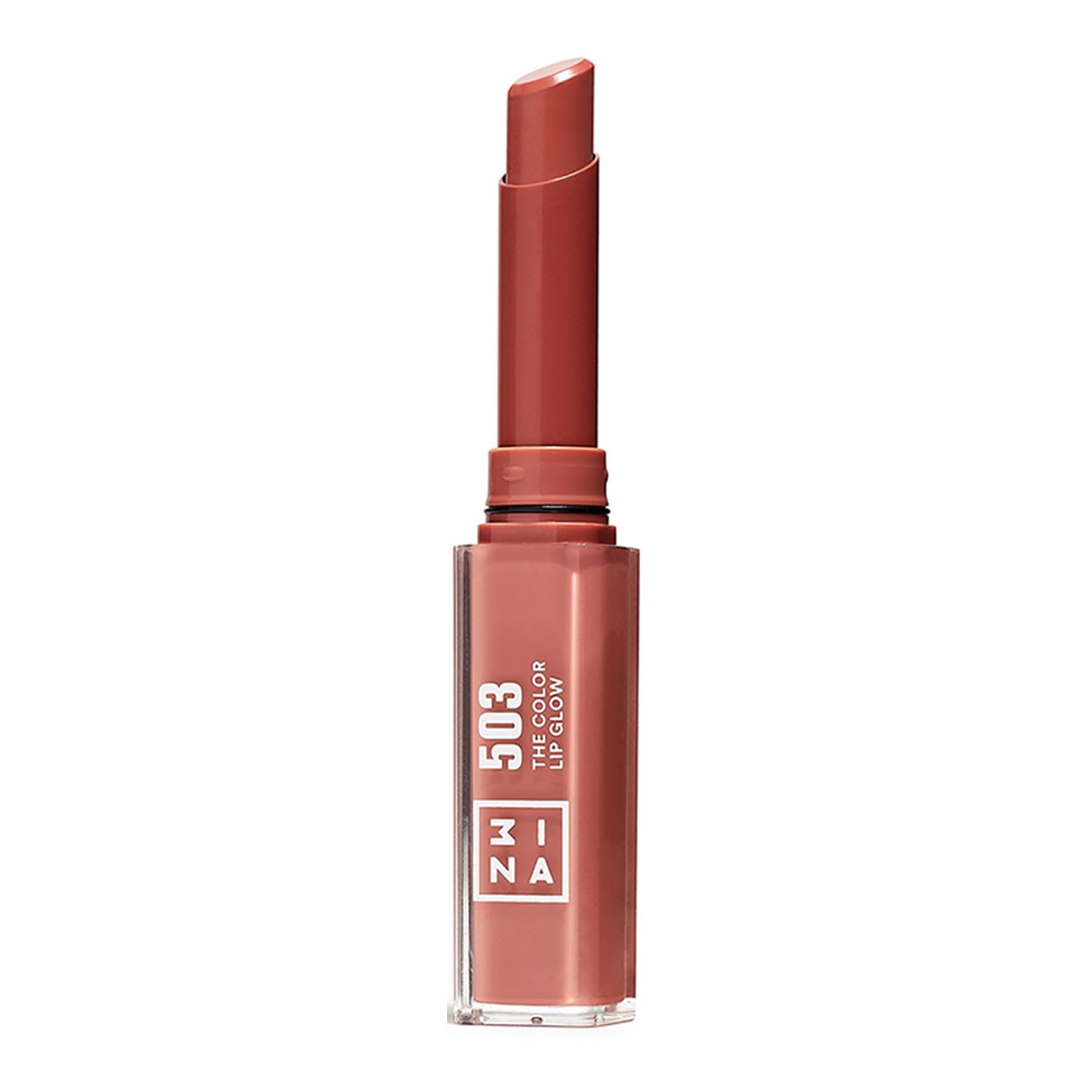 Sponsored Ad – MAKEUP - The Color Lip Glow 503 - Nude Pink Colour Lip Balm with Shea Butter to Moisturise the Lips - Shiny and Glowy Colour Lipstick - Highly Pigmented Lip Colour
