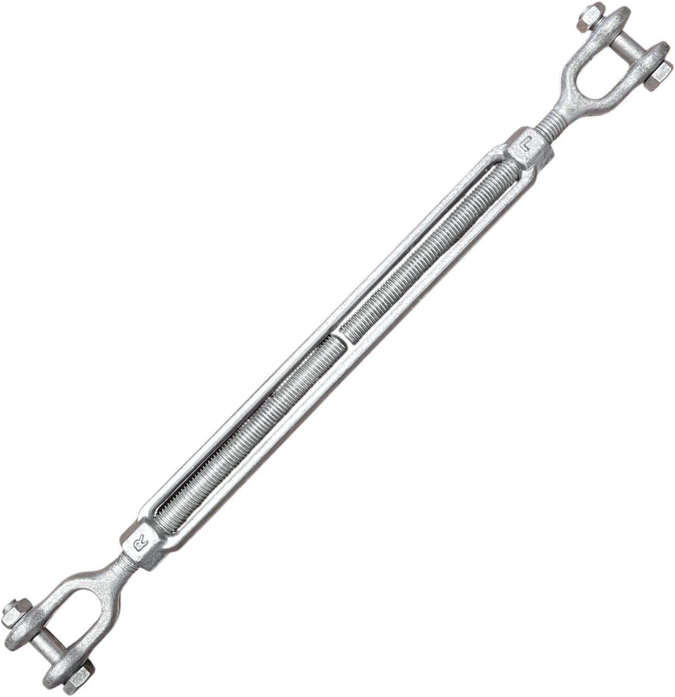 Turnbuckles Drop Forged/Hot Dipped Galvanized Steel Turnbuckles Eye Jaw (1/4"x4" Eye/Jaw Turnbuckle, 10 pk Turnbuckles)