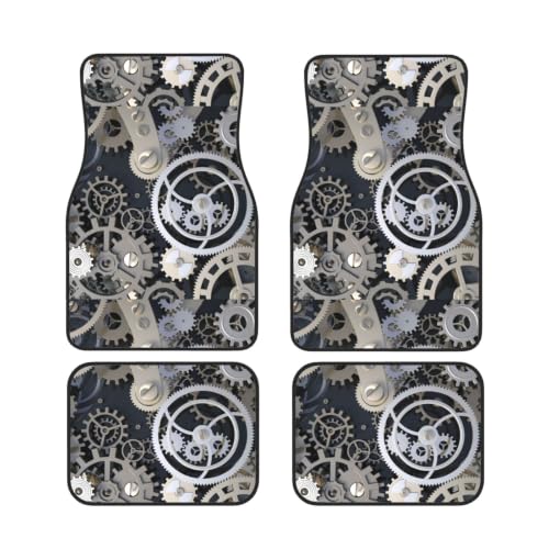 Alfombrillas de coche Steampunk en neopreno premium antideslizante