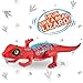 Robo Alive Lurking Lizard Series 2 Red Blue by ZURU Battery-Powered Robotic Interactive Electronic Reptile Toy That Moves (Red Blue)