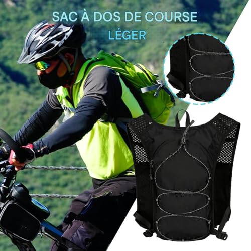 Chaqueta de hidratación impermeable con ajuste de pecho anticaída 3