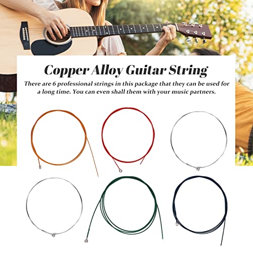 Omabeta Jeu de Cordes de Guitare, accordage de Cordes de Guitare Professionnel Stable 6 pièces pour Le Spectacle - Les Beatles, Paul McCartney, John Lennon, RIngo Starr, George Harrison Omabeta Jeu de Cordes de Guitare, accordage de Cordes de Guitare Professionnel Stable 6 pièces pour Le Spectacle – Image 4