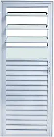 Porta Basculante 210x070 Branco Lado Direita L.25