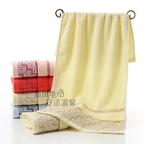 Toallas de baño yupt para pieles delicadas que buscan un secado suave y cómodo en blanco de 33x74cm