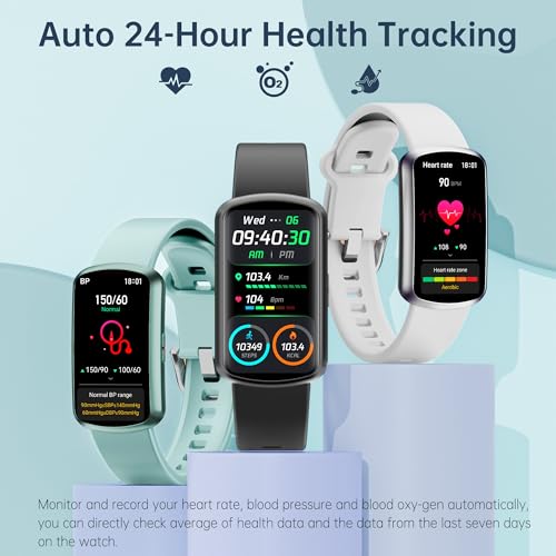 Sunorshop Health Fitness Tracker With 24/7 Heart Rate And Blood Pressure, Smart Watch With Blood Oxygen Monitor, 120+ Sport Mode, Sleep Tracking Waterproof Activity Tracker For Women Men thumb #3