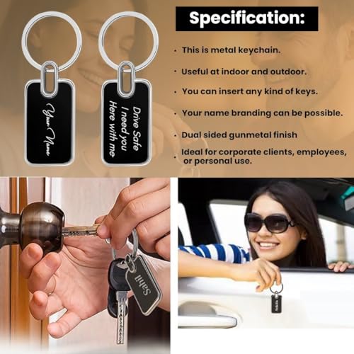 Image of Personalized Wallet for Men with Name & Charm | PU Leather Wallet, Pen & Keychain Combo Gift Set for Men | Birthday Anniversary Corporate Gift for Husband Boyfriend Father (Dark Brown)