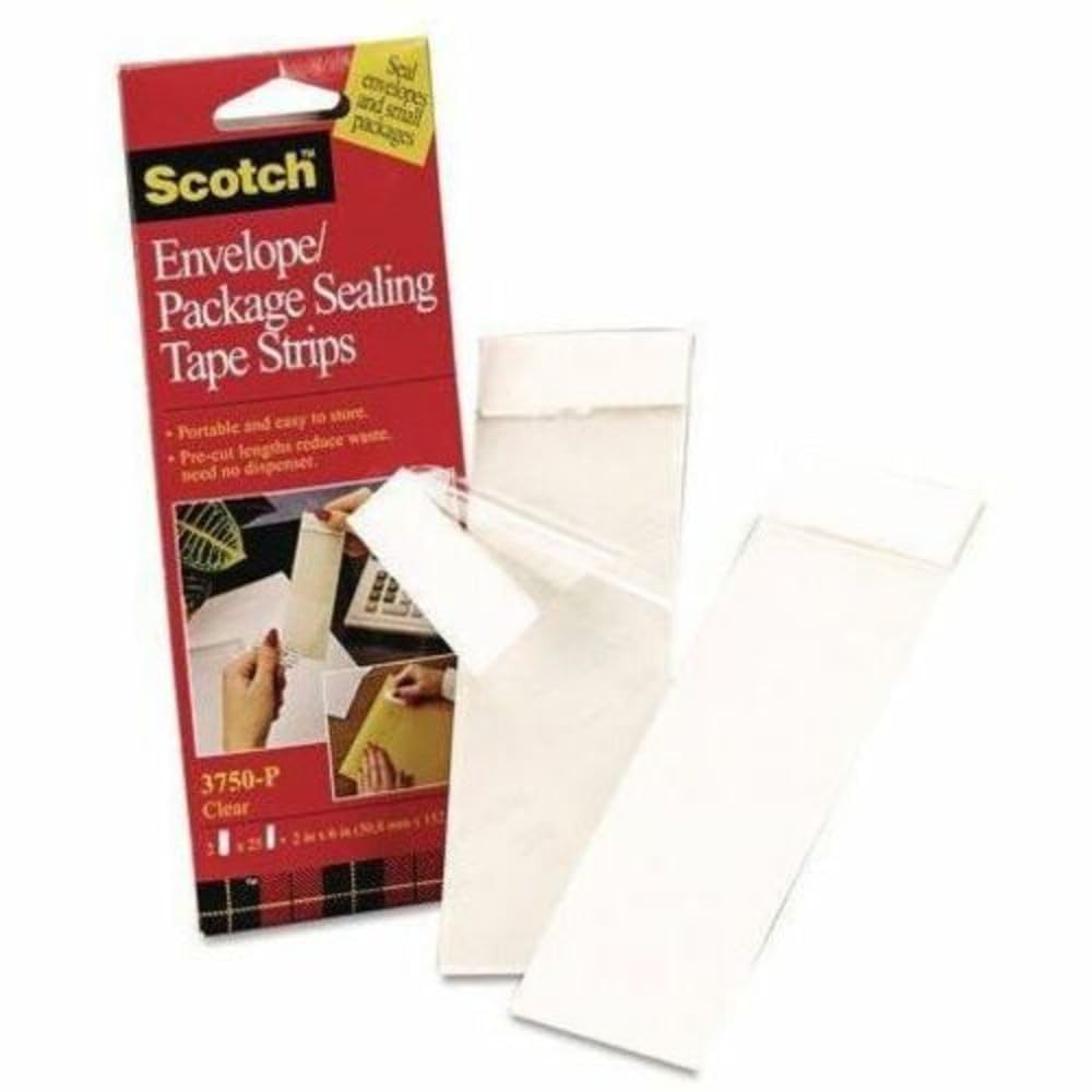 Envelope/Package Sealing tape strips, 50/Pack [set of 2]