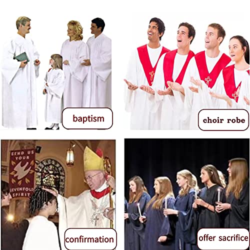 Mygradday Unisex Matte Robes For Graduation Gown,Choir Robe For Church,Pulpit Robe And Pastor &Judge Robe Costumes #TOP4