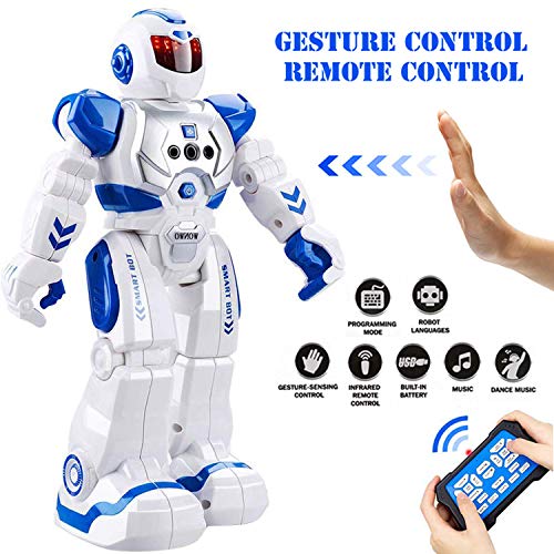 Eholder Smart RC Robot Toy for Kids, Gesture Sensing Dancing Robot for Boys Girls, Smart Remote Cont - //coolthings.us
