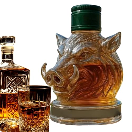 Botella De Whisky | Decantador De Licor De Con Forma De Para Whisky | Dispensador Artístico De Alcohol Para Bourbon Vodka Tequila Brandy | Regalo Para Día Del Padre Cumpleaños Bodas