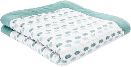 Tapis De Jeu Premium Pour Bebe Rembourrage Extra Doux Certifie Oeko Tex Sans Polluants 100 Coton Bio Finition De Haute Qualite Par Emma Noah Baleine Bleu 1 X 1 Cm Amazon Fr Bebes