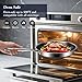 Tibbicc 10 Inch Hybrid Non Stick Frying Pan Set Skillet Stainless Steel Skillet Chef's Pan with Matching Lid, PFOA-Free Non-Toxic Cookware, Dishwasher & Oven Safe, Induction Compatible All Cooktop