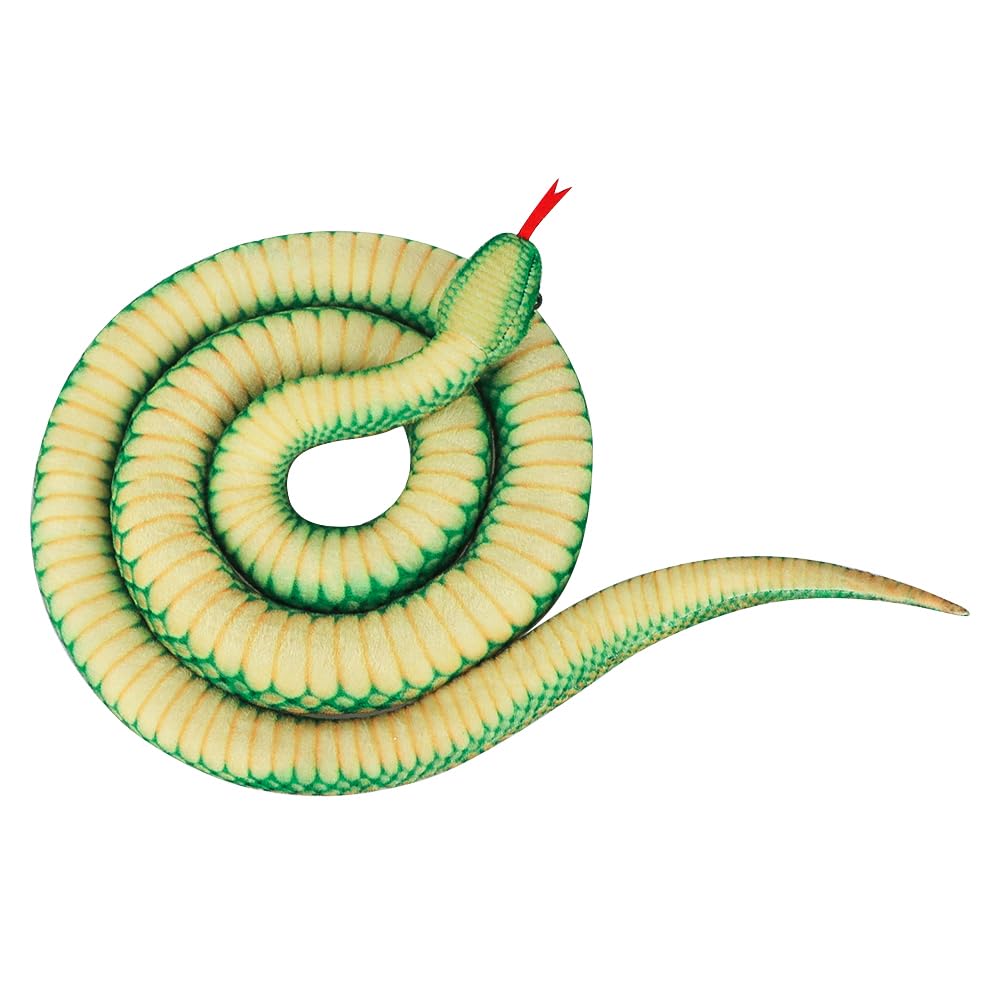 ITODA Plush Toy Simulation Snake 2m Large Stuffed Python Soft Toys Furry Snake Gifts Halloween Prank Props for Children Aged 14+ and Adults - Image 3