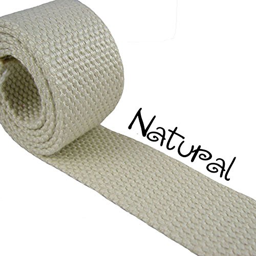 Natural - Heavy Canvas Webbing Roll 1.25