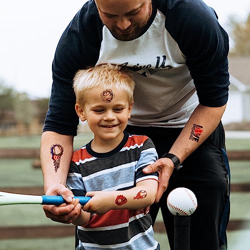 Luter 82095 30Pcs Baseball Temporary Tattoos thumb #6