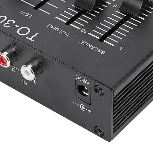 Ecualizador estéreo de 3 bandas (alta, media, baja) con control de balance y volumen, preamplificador para uso en auto y hogar miniatura 7