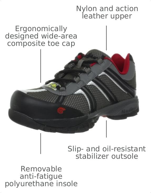 Image of Nautilus Safety Footwear Specialty SD N1343 Men's Steel Toe Athletic Work Shoes