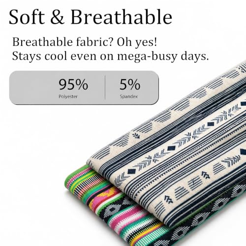 Image of Headbands for Women 8PCS, Summer-Exclusive Elastic Non Slip Hair Head Bands