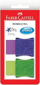 Borracha Max Glitz Sortidas 2 UN Faber Castell