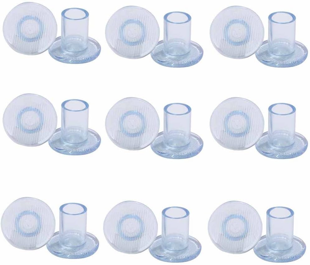 High Heel Protectors 3 Sizes Clear Plastic Covers Shoe Heel Savers Stiletto High Heel Cap for Walking on Grass/Uneven Floor Weddings & Outdoor, Protecting Shoe Heels, 9 Pairs (Small/Medium/Large)