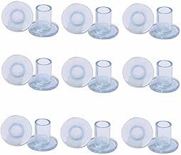 High Heel Protectors 3 Sizes Clear Plastic Covers Shoe Heel Savers Stiletto High Heel Cap for Walking on Grass/Uneven Floor Weddings & Outdoor, Protecting Shoe Heels, 9 Pairs (Small/Medium/Large)