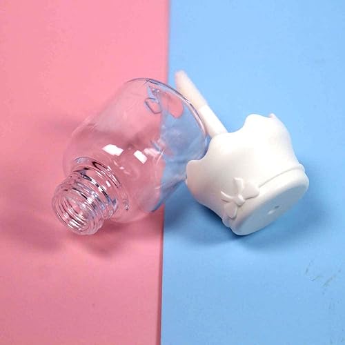 Miniatura 8 de 10 unids vacío 0.5 fl oz bebé biberón brillo labios tubos blanco lindo Lipgloss Contenedor de tubo de embalaje de aceite de ricino