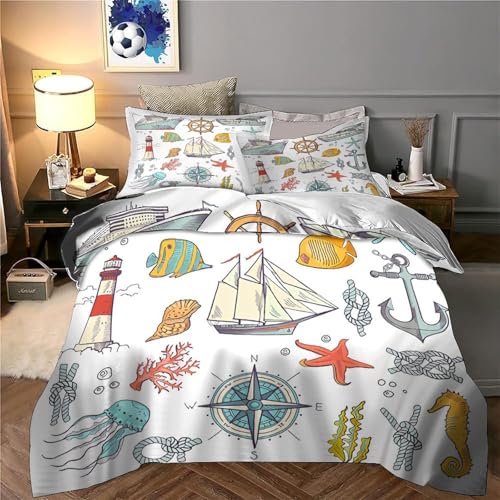 Housse de couette loup 3D King 220x240 cm en microfibre avec parure de lit