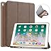 Produktbild MoKo Hülle für iPad Pro 12.9 2017/2015 mit Apple Pencil Halter, Slim Lightweight Ultradünn Schutzhülle mit Auto Wake/Sleep für Apple iPad Pro 12.9 Inch Tablet(1st & 2nd Gen), Braun