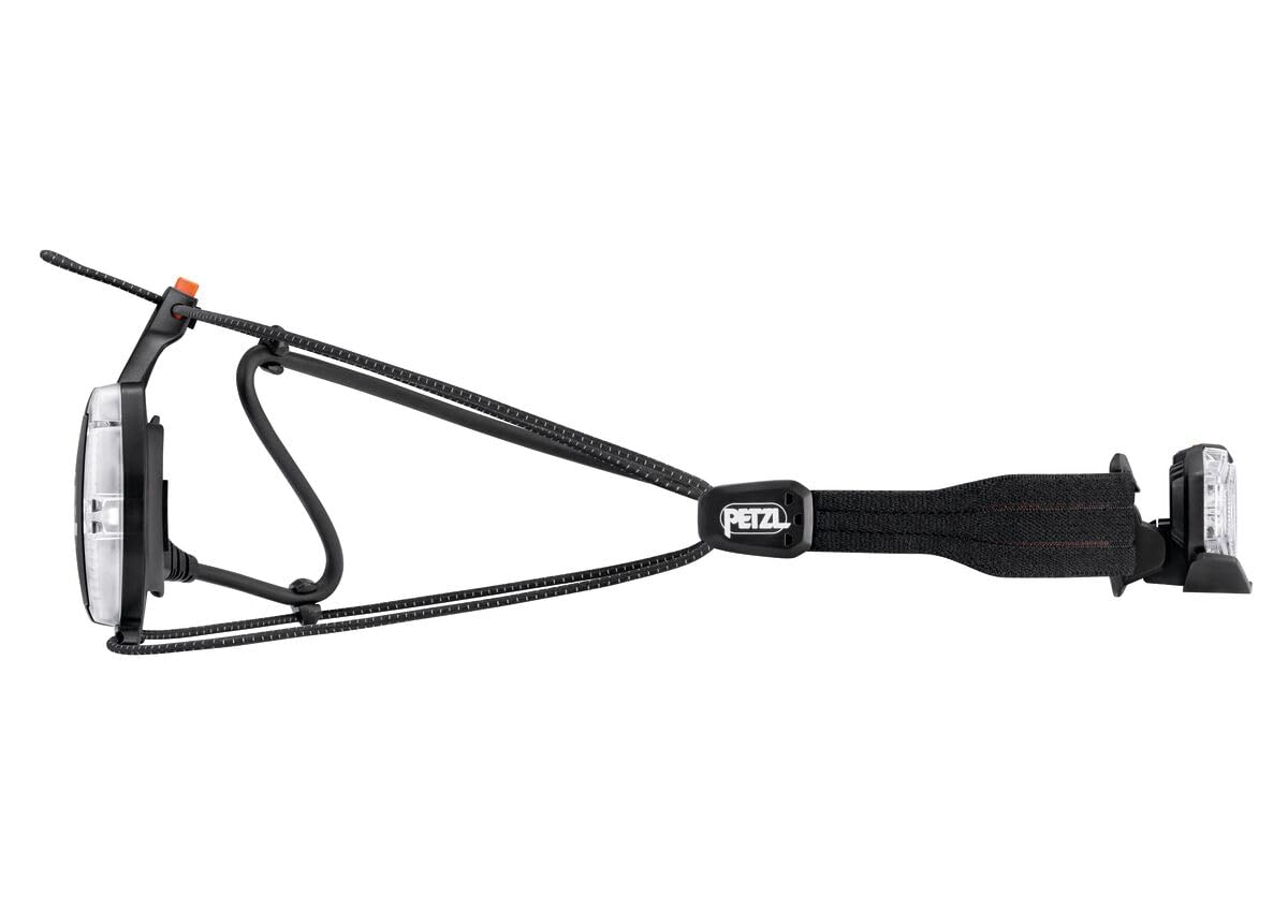 PETZL NAO LT Stirnlampe, leicht, wiederaufladbar, 600 Lumen, Orange