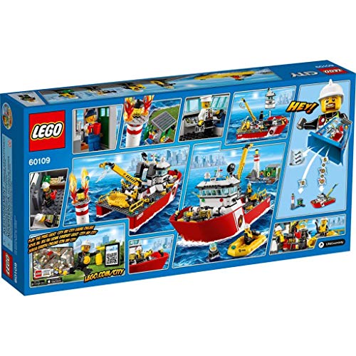 60109 - City Pompieri Motobarca Antincendio - Lego - Immagine 2