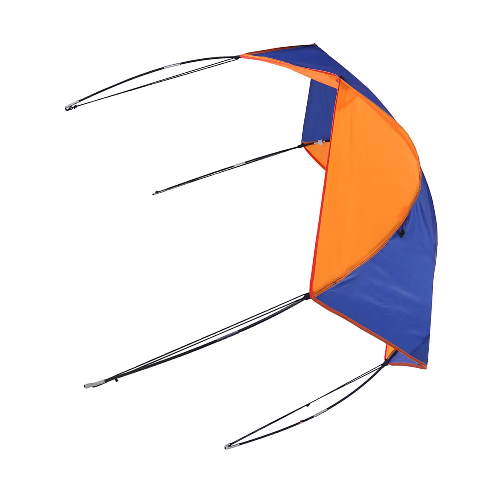 Tbest Tendalino Parasole per Barca, Tettoia da Pesca per 4 Persone, con Fibbie a Forma di D, Facile Installazione per Barche a Vela e Picnic (68351 Tendalino (4 persone))