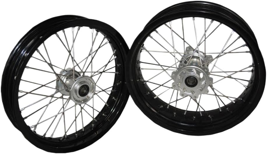 Super Motard Motorcycle Aluminum Rims Compatible With TM 125 250 450 17 Inch