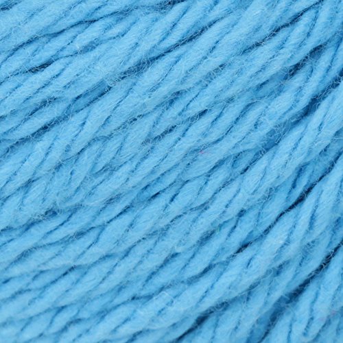 Image of Lily Sugar 'N Cream The Original Solid Yarn, 2.5oz, Medium 4 Gauge, 100% Cotton - Hot Blue - Machine Wash & Dry