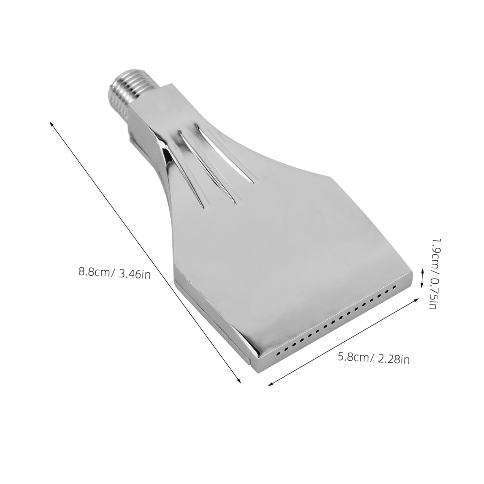 Holibanna 5 Pezzi Ugello Piatto Alluminio per Soffiatore Aria Nozzle per Compressori Riduzione Rumore e Consumo Aria Applicazioni Versatili per Raffreddamento e Pulizia