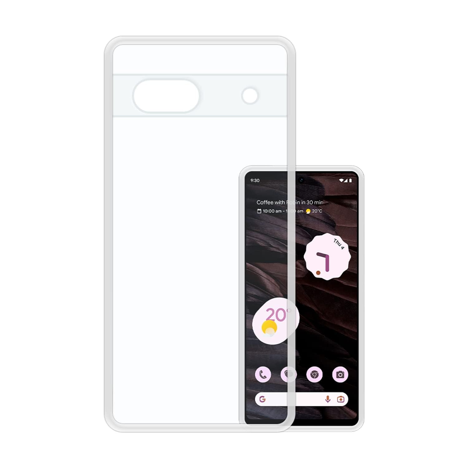 Chaapio Back Cover for Google Pixel 7A Back Cover | Slim Soft Back Case for Google Pixel 7A (Transparent) (B0CBVC6Q4Y) Amazon Price History, Amazon Price Tracker