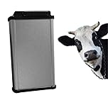 GPS Animal Tracker, Solar Cow Tracker with Real-Time Positioning, Historical Tracking, Range Setting & Vibration Alarm for Cattle, Sheep, Horses & Wildlife Monitoring